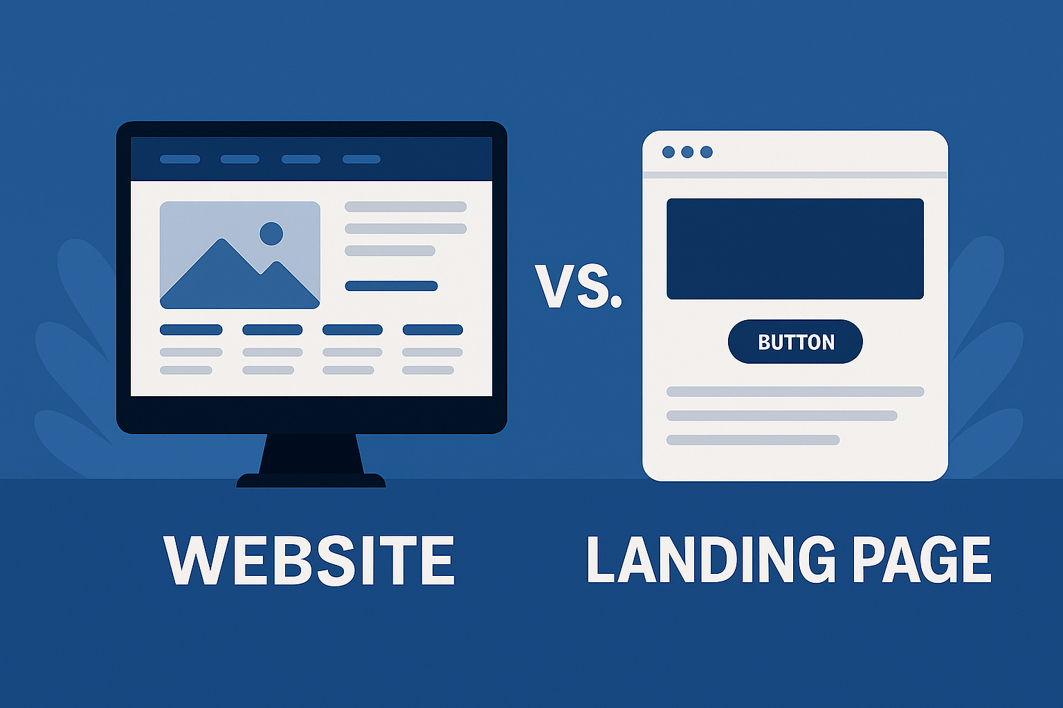 Understanding the basics: Website vs. Landing Page