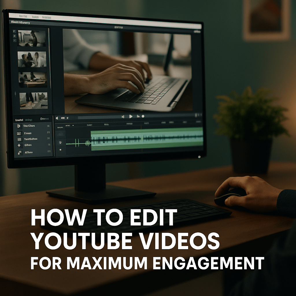 how to edit youtube videos engagement